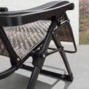 OPEN BOX I PURPLE LEAF Outdoor Zero Gravity Patio Recliner Chair - Purple Leaf Garden