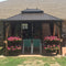 OPEN BOX | PURPLE LEAF Outdoor Hardtop Gazebo For Garden Bronze Double Roof Aluminum Frame Pavilion - Purple Leaf Garden