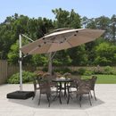large tilting patio umbrella