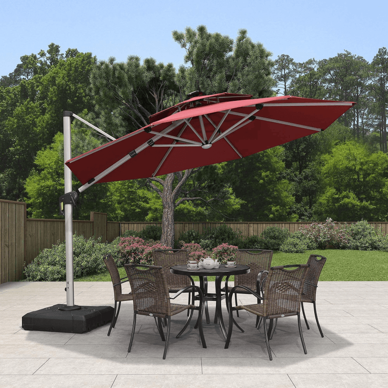 11 ft rectangular patio umbrella