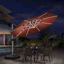 10 ft offset patio umbrella