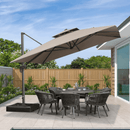 PURPLELEAF patio umbrella Beige/11'×11’