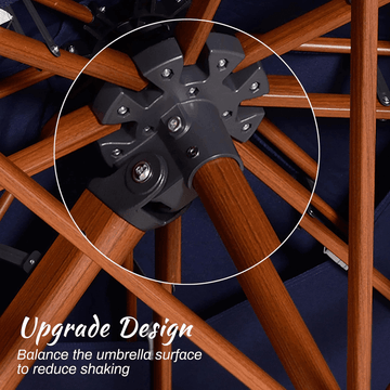 11ft Round Sunbrella Cantilever Umbrella