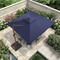 small patio umbrella with base