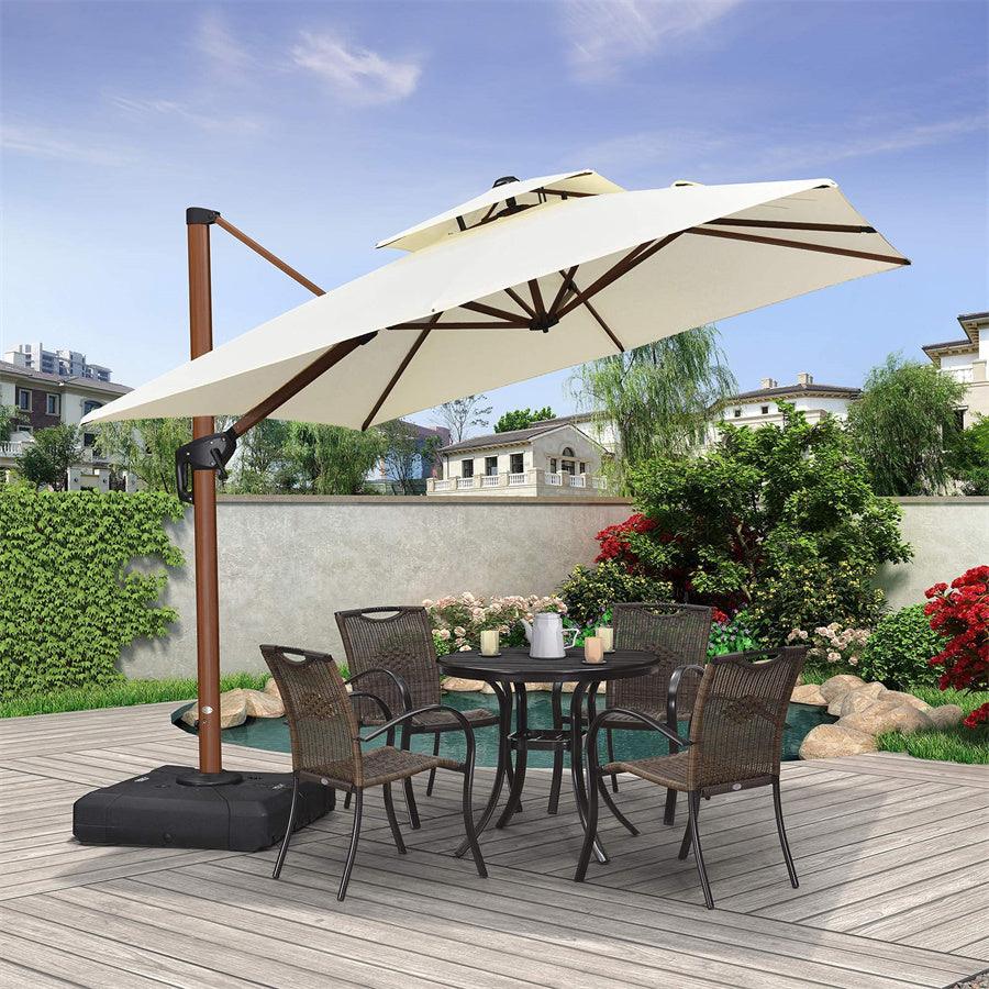 72 patio umbrella Open-Box Square Patio Umbrella