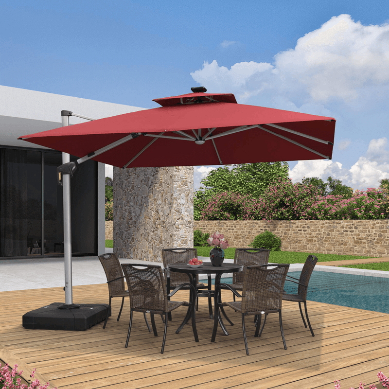 large cantilever patio umbrellas