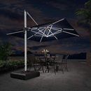 large patio umbrella with base