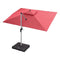 PURPLELEAF patio umbrella Brick Red/9'×11’