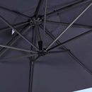 PURPLE LEAF Economical 10 / 11 ft Patio Offset Umbrellas - Purple Leaf Garden