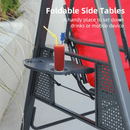 PURPLE LEAF Outdoor 3-seat Porch Swing