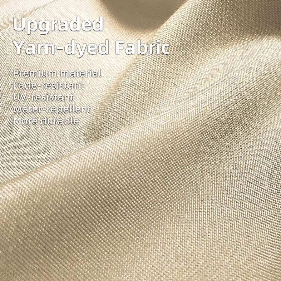 PURPLE LEAF Outdoor Retractable Pergola Shade Cover - Durable Fabric C