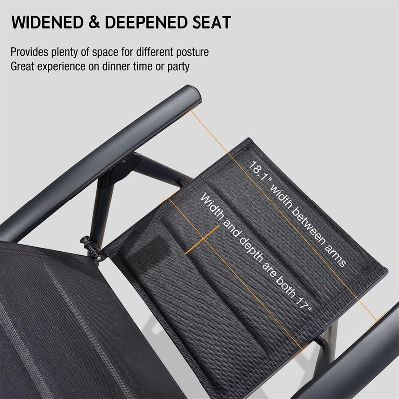 9 Pieces black Cotton-padded Seat detail image