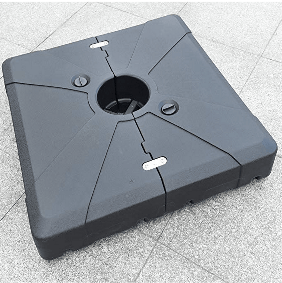 patio umbrella base for deck railing