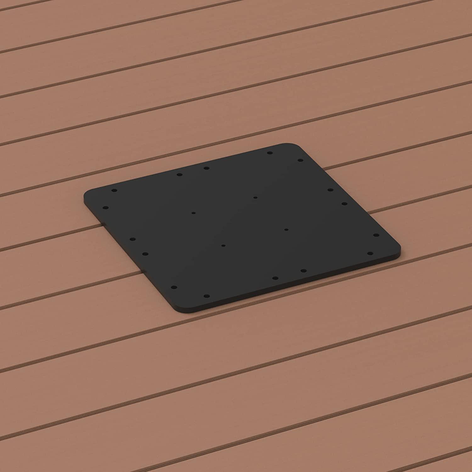 Sturdy Patio Umbrella Base | Stable Steel Plate for Cantilever