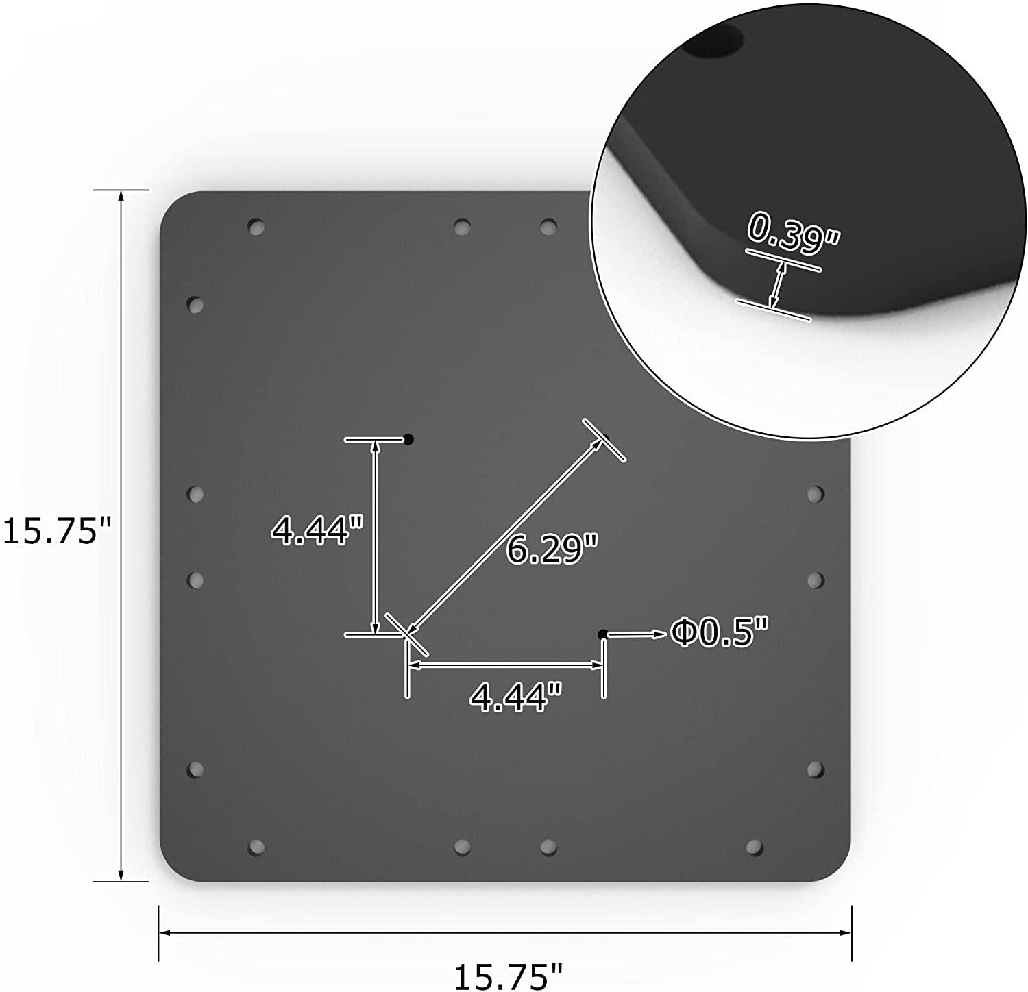Steel Plate Cantilever Umbrella Base | Low-Profile