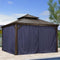 The Privacy Curtain for Hardtop Gazebo - Purple Leaf Garden